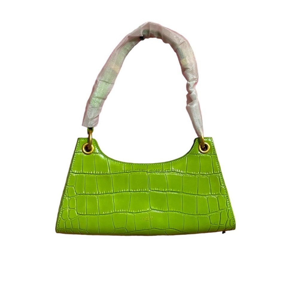 Apede Mod croc 🐊 leather crescent 🌙 purse - Picture 3 of 8